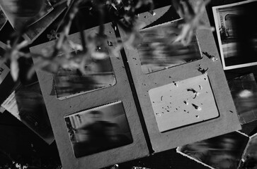 Old photo album, surrealism, subjective photography, art, creative, cute, retro, vintage, style, unusual