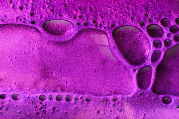 Glowing purple sparcle mermaid shimmering cosmetic miracle texture gel 