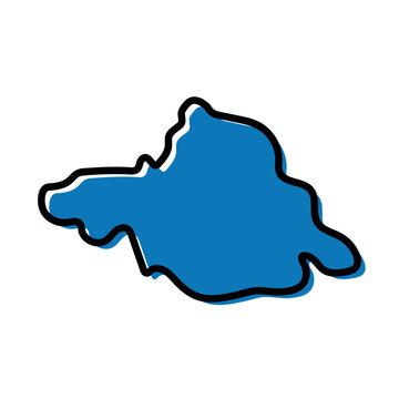 Arkhangai provinces of Mongolia map icon.