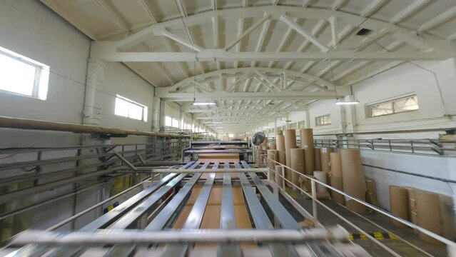 fpv flight industrial cardboard cutting line