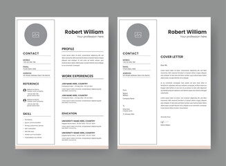 Resume and CV Layout Set.