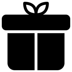 gift icon, simple vector design