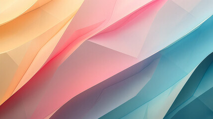 Soft pastel geometry blending into a professional presentation backdrop, perfect for corporate designgradient scheme - obrazy, fototapety, plakaty