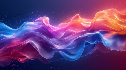 Colorful liquid layers swirling in harmony for a captivating animation studio logogradient scheme - obrazy, fototapety, plakaty