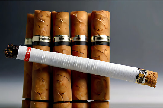 Advocating Against the Disadvantages of Tobacco Isolated on Transparent Background PNG.