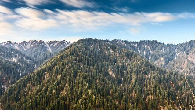 Stunning timelapse of mountains of Jibhi & Shojha Valley in Himachal Pradesh, India
