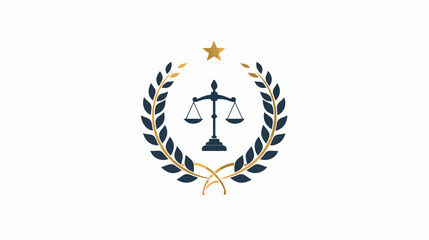 Law Logo Template Design Vector Emblem Design Concept