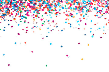 Colorful confetti effect png, transparent background