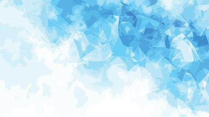 Light BLUE vector polygonal illustration which consist - obrazy, fototapety, plakaty