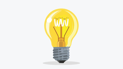 Light bulb lamp icon.Vector illustration EPS10. Electr