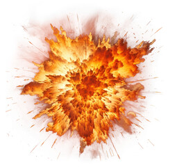 Bomb explosion effect png, transparent background