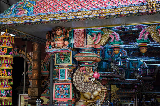 THAILAND BANGKOK SILOM SRI MAHA MARIAMMAN TEMPLE