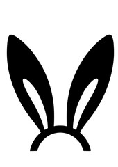 Bunny Ears svg, Cute Bunny Ears svg, Bunny svg, Easter svg, Bunny Ears Silhouette, Bunny Clipart, Bunny Cricut, SVG, PNG, JPG
