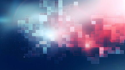 Digital technology AI presentation abstract graphic poster web page PPT background