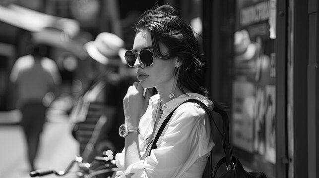 The image captures a chaotic scene with a unique raw style, showcasing a candid moment.