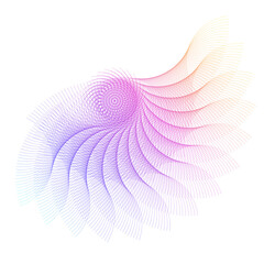 abstract pink background with spiral