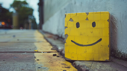 A person creates a chaotic, relatable image in a raw style, with AR elements, in a png file.