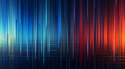 Digital technology color stripe pixel art abstract pattern poster web page PPT background