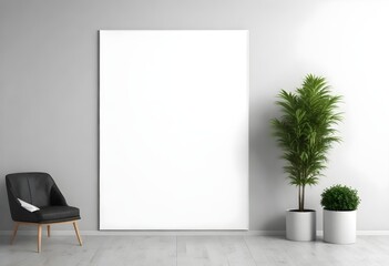 Frame mockup, ISO A paper size. Living room wall poster mockup. Interior mockup with house background. Modern interior design. 