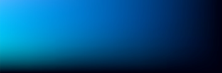 modern panoramic dark blue color gradient background