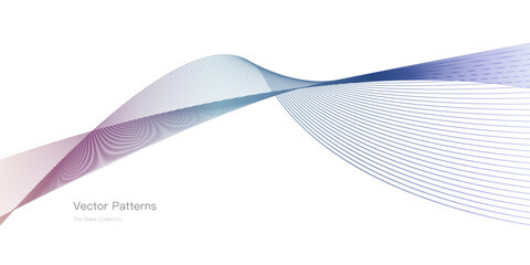 うねる流線のアブストラクト背景