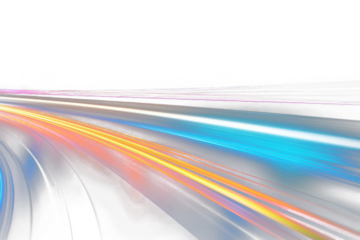 PNG light speed trail effect, transparent background
