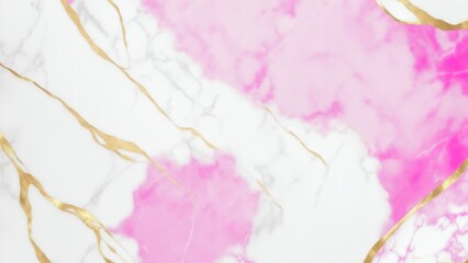 Premium luxury Pink White and gold marble background