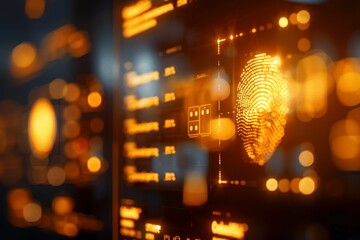Biometric authentication for secure access to financial platforms, enhancing security and preventing fraud