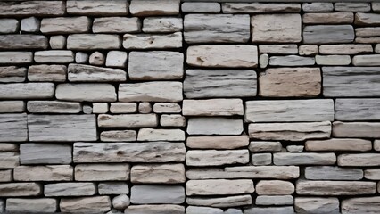 Fototapeta premium Gray brick wall texture background. Gray brick wall background. Grey brick wall texture.