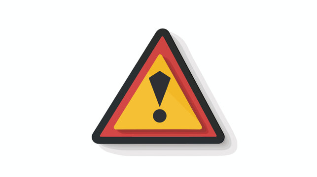 Danger warning icon . alert triangle warn sign