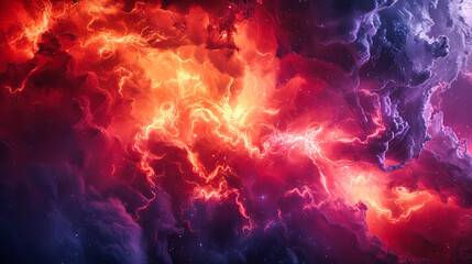 Fototapeta na wymiar Ethereal Nebula in Deep Space, Showcasing the Enigmatic Beauty of the Cosmos with Vibrant Colors and Abstract Galactic Textures