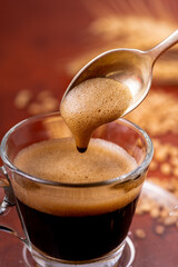 cup of creamy barley coffee - 786294105