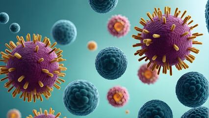 Covid-19 Coronavirus. 2019-nCoV. 3D illustration