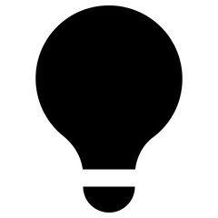 idea icon, simple vector design