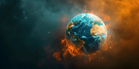 The Earth s Burning Embrace A Fiery of Escalating Global Temperatures and the Urgent Need for Sustainable Change