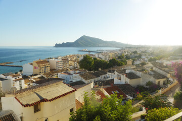 The view from Altea town, Spain	