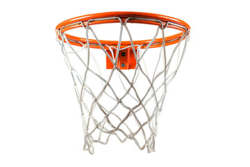 Basketball Hoop On Transparent Background.