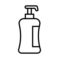 Shampoo line icon