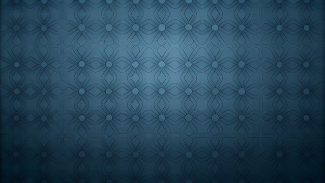 Dark blue background with light pattern