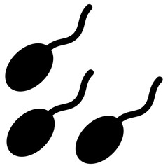 sperm icon, simple vector design - obrazy, fototapety, plakaty