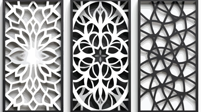 Geometric Floral Lattices geometric patterns lattice
