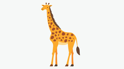 Giraffe infinity design playful tall animal vector