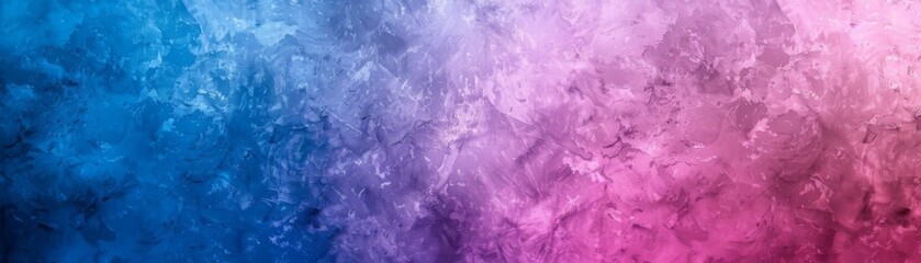 Abstract color gradient background in pink, magenta, blue, and purple hues, with a grainy texture