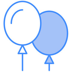  Balloons, celebrate, party Icon