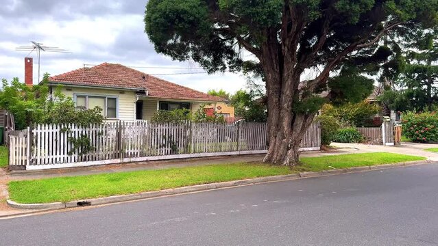 Saturday 13 April 2024 Paris Rd Broadmeadows Melbourne VIC Australia Federation houses and bungalows