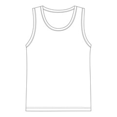 BOYS SANDOW TEES Technical Flat Sketches, Front & Back, Silhouette, Mockup, Outline, Drawing Template,