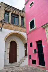 Fototapeta na wymiar the historic center of specchia Puglia Italy 