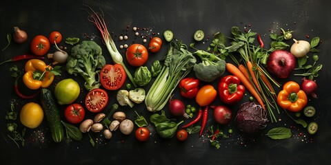 A colorful assortment of vegetables