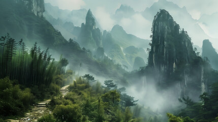 Hazy Hills, Bamboo Jungle