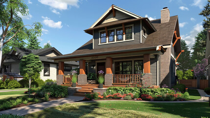 A_stunning_craftsman_style_house